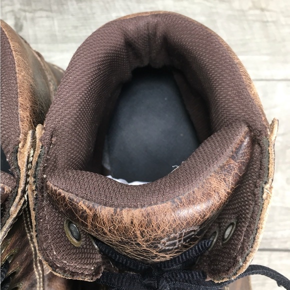 Dr. Martens Docs Soren Mens Distressed Leather Air Wair Boots Size UK 12 US 13 - Picture 10 of 11